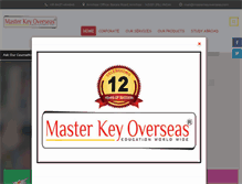 Tablet Screenshot of masterkeyoverseas.com